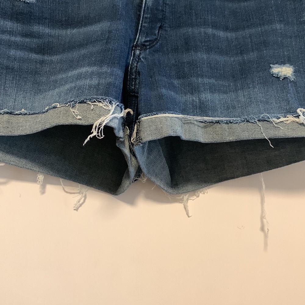 Universal Thread Distressed Cuffed Jean Shorts - image 2